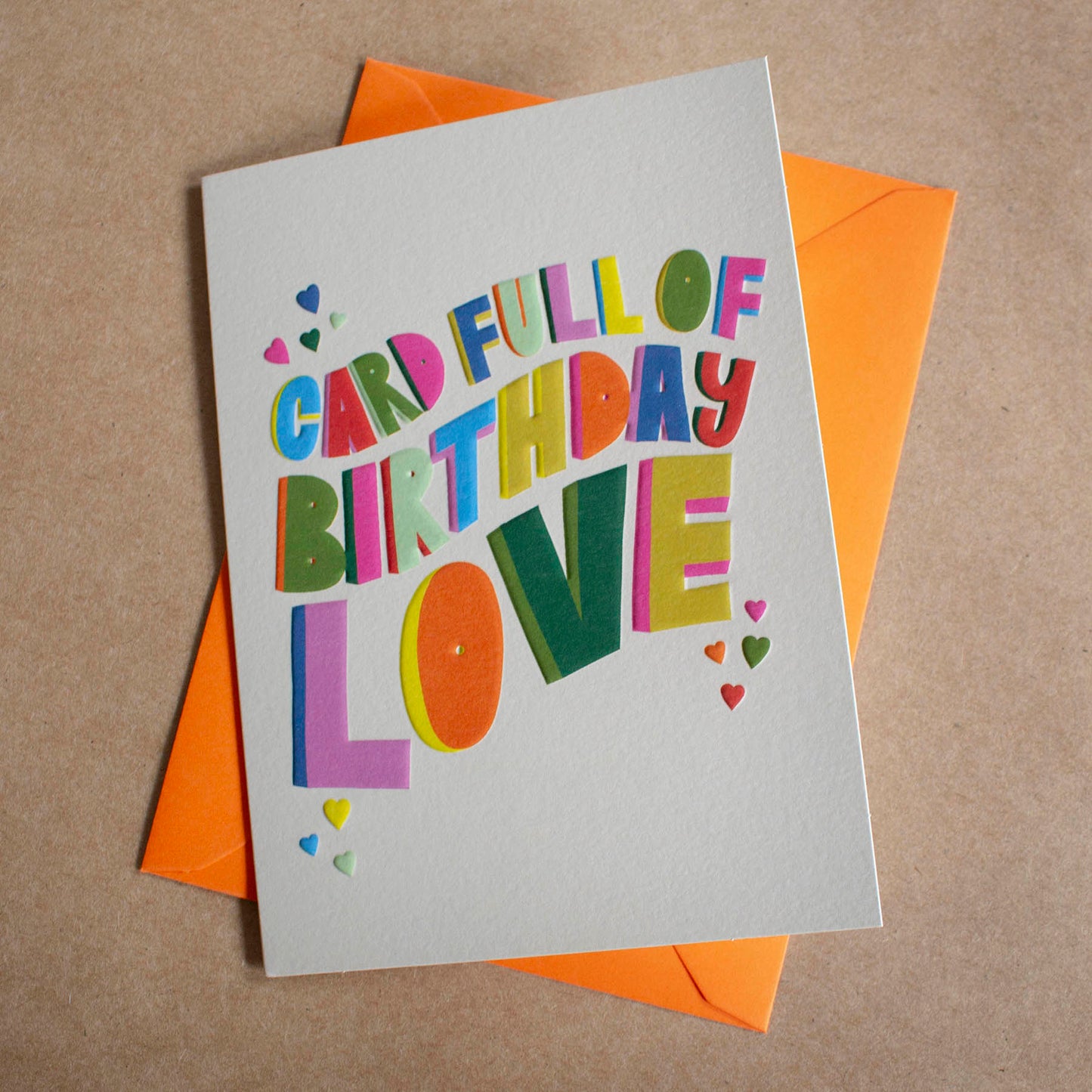 Card Full of Birthday Love Greetings Card
