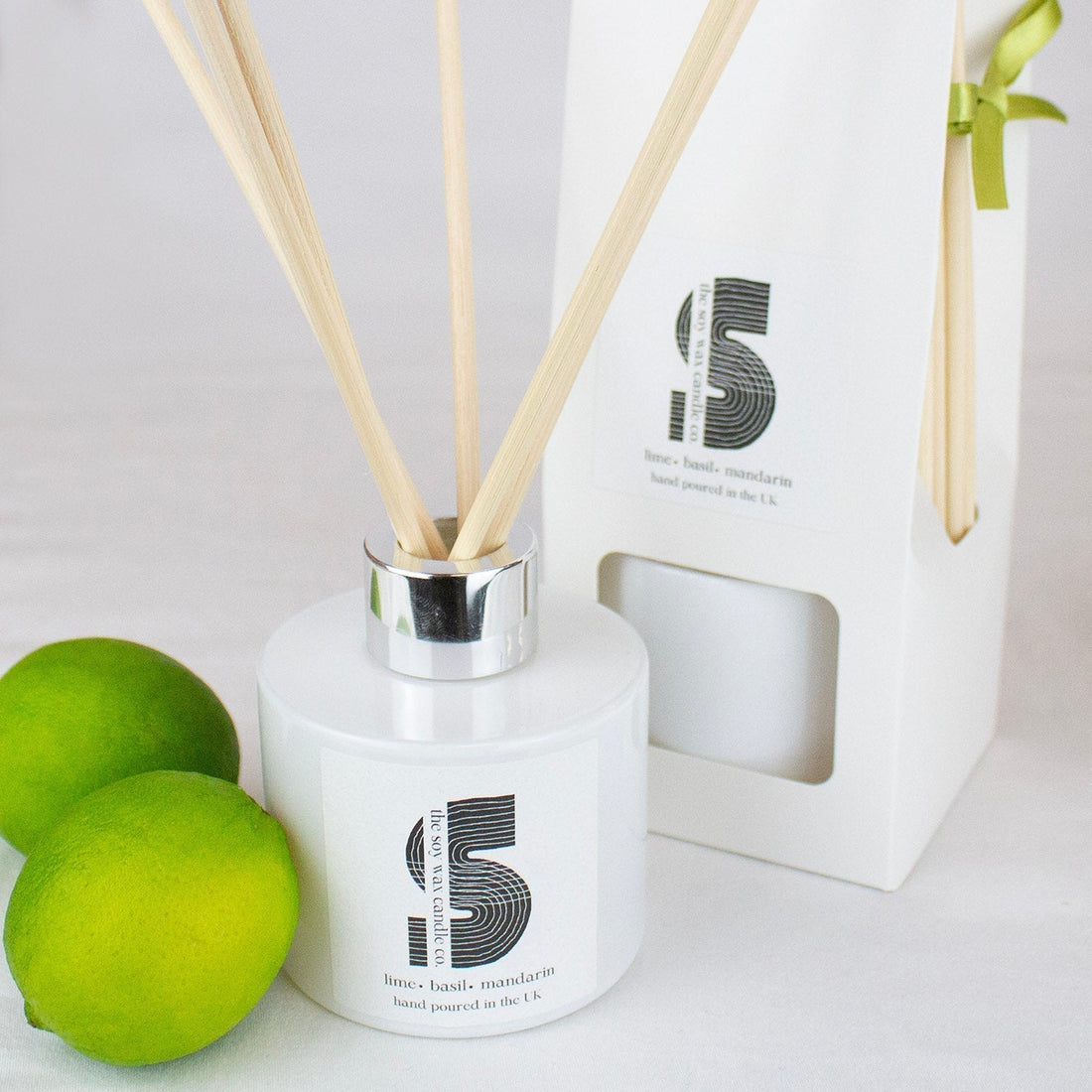 Lime Basil Mandarin Luxury Reed Diffuser