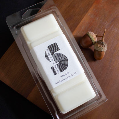 The Soy Wax Candle Company Luxury Gifting Autumn Fragrance, Woody, Floral, hand-poured in Essex, Soy Wax Melt Bar, Wax Melts