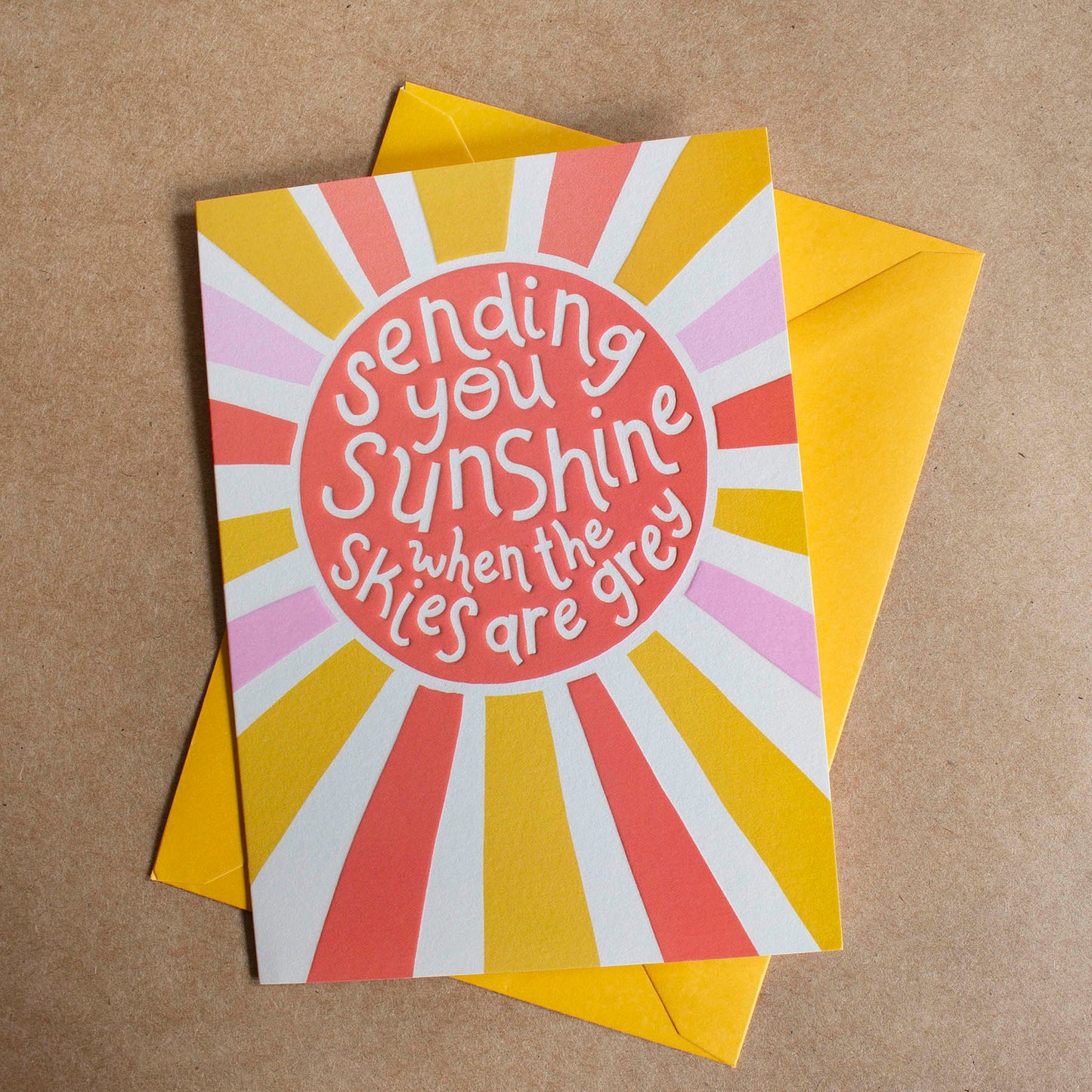Sending You Sunshine Greetings Card