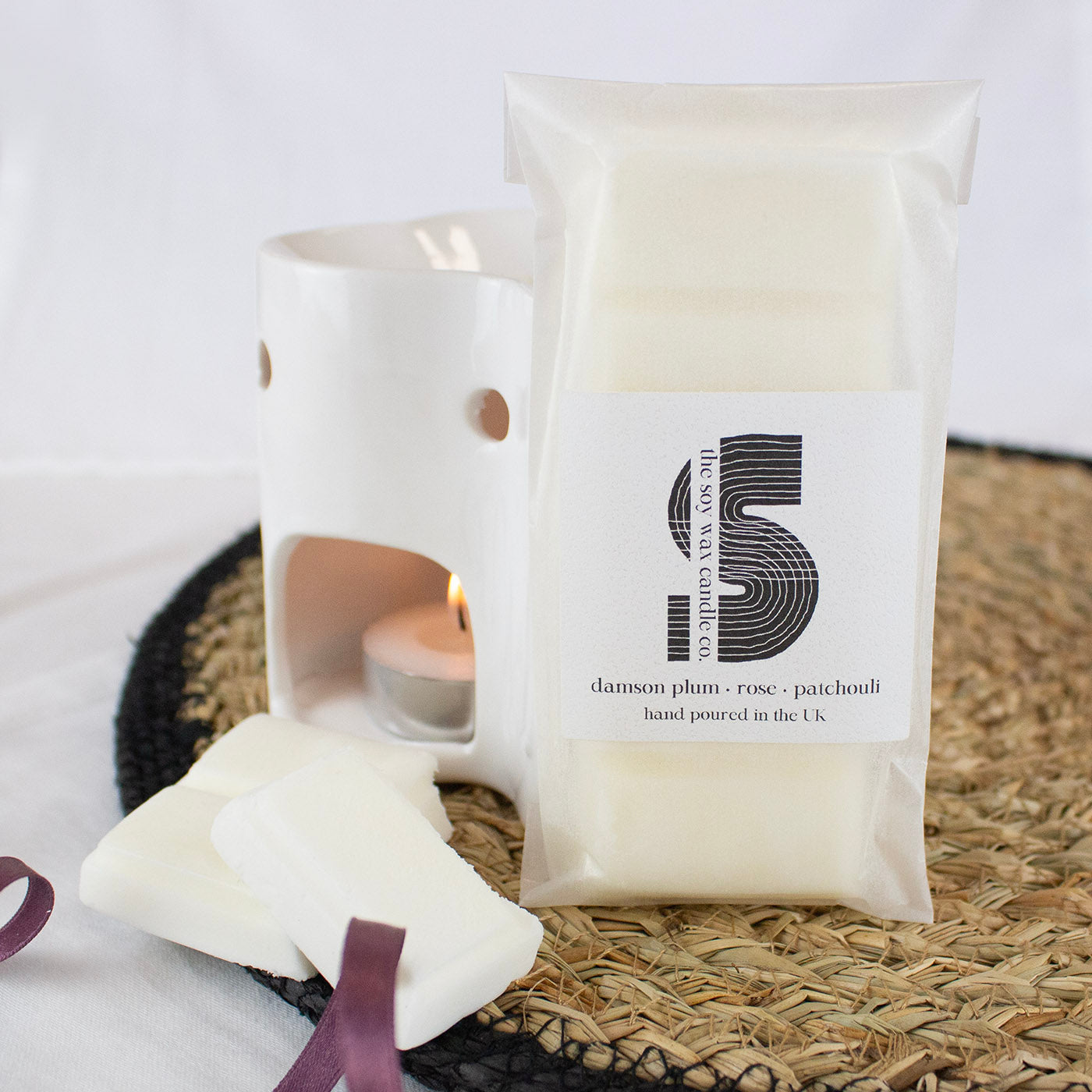 Damson Plum, Rose & Patchouli Melt Bar